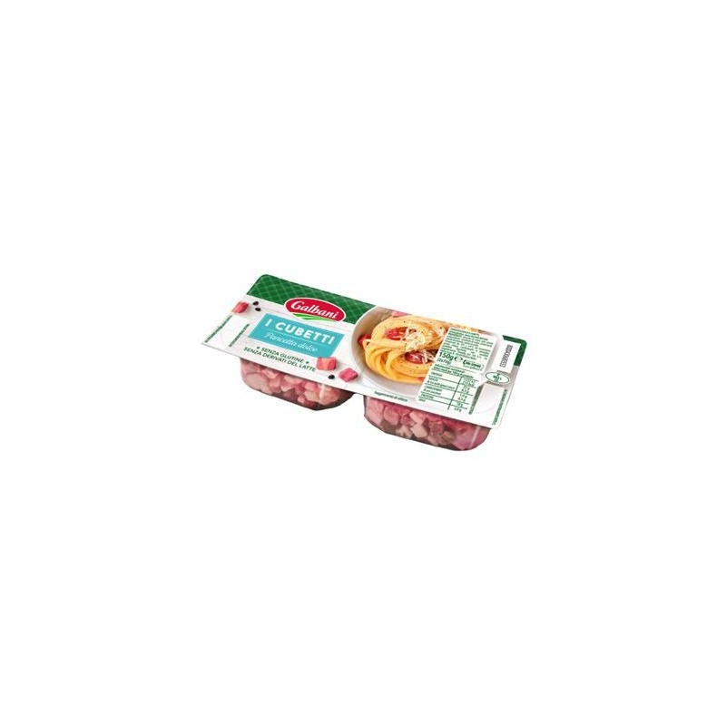 GALBANI PANCETTA A CUBETTI 2 X 75 GR DOLCE