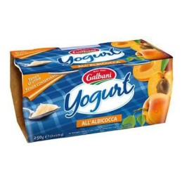 GALBANI YOGURT 2 X 125 GR ALBICOCCA
