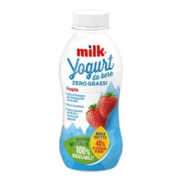 MILK YOGURT DA BERE 500 GR FRAGOLA ZERO GRASSI