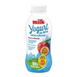MILK YOGURT DA BERE 500 GR PESCA MARACUJA ZERO GRASSI