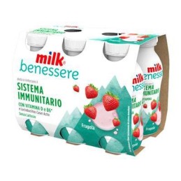 MILK YOGURT DIFESE IMMUNITARIE 6 X 100 GR FRAGOLA