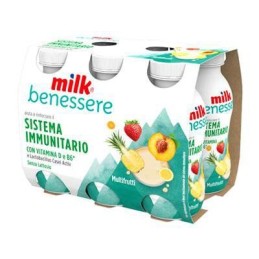MILK YOGURT DIFESE IMMUNITARIE 6 X 100 GR MULTIFRUTTI