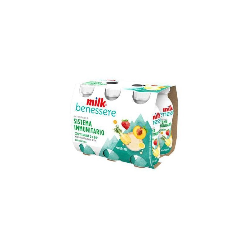 MILK YOGURT DIFESE IMMUNITARIE 6 X 100 GR MULTIFRUTTI