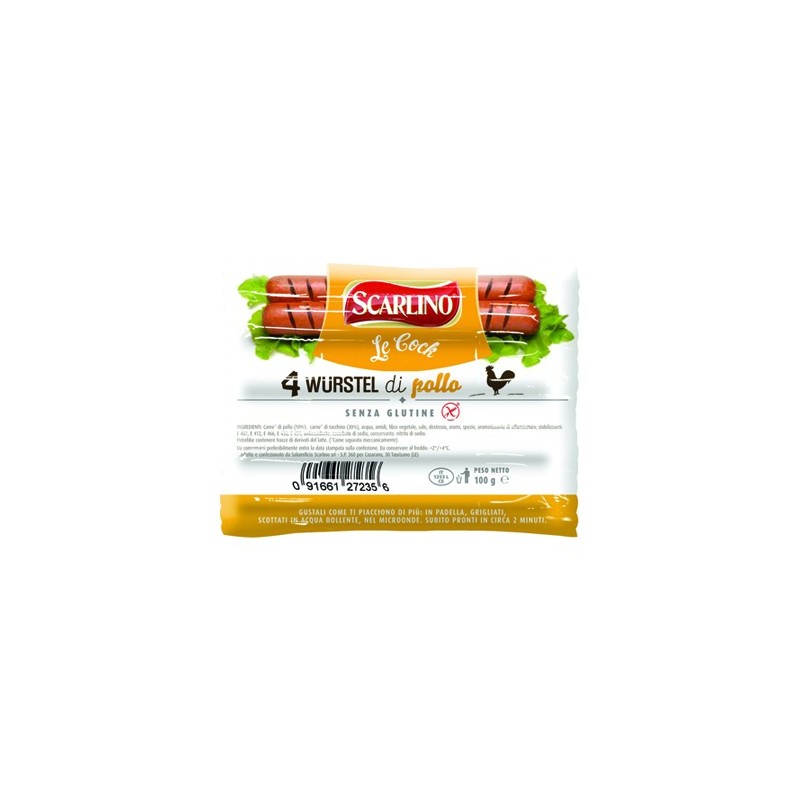 SCARLINO WURSTEL LE COCK 100GR