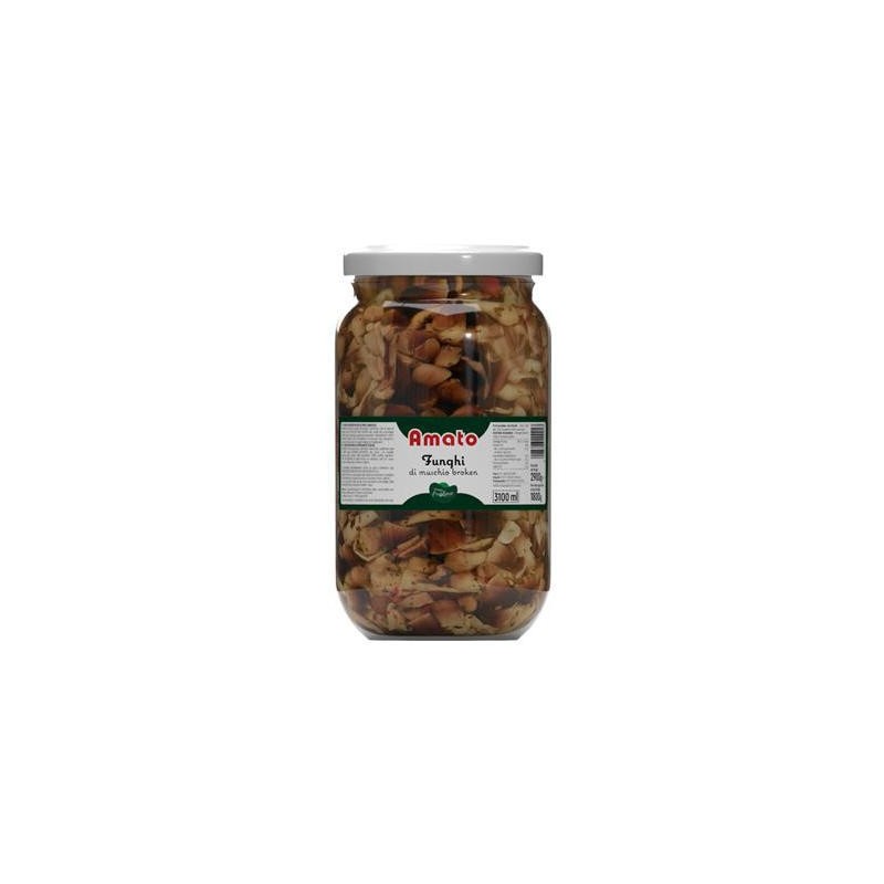 AMATO FUNGHI DI MUSCHIO ML3100OLIO SEMI GIRASOLE VASO VETRO