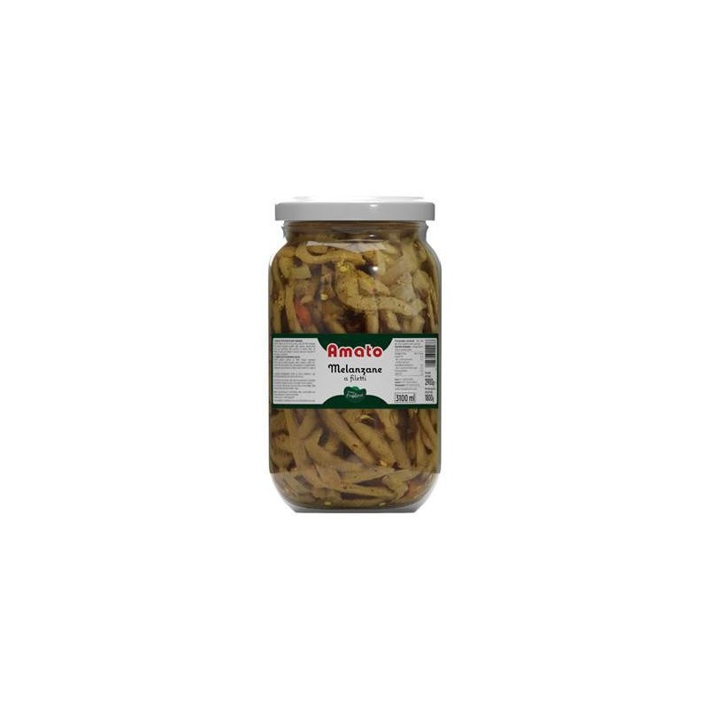 AMATO MELANZANE A FILETTI ML3100 OLIO SEMI GIRASOLE VASO VET