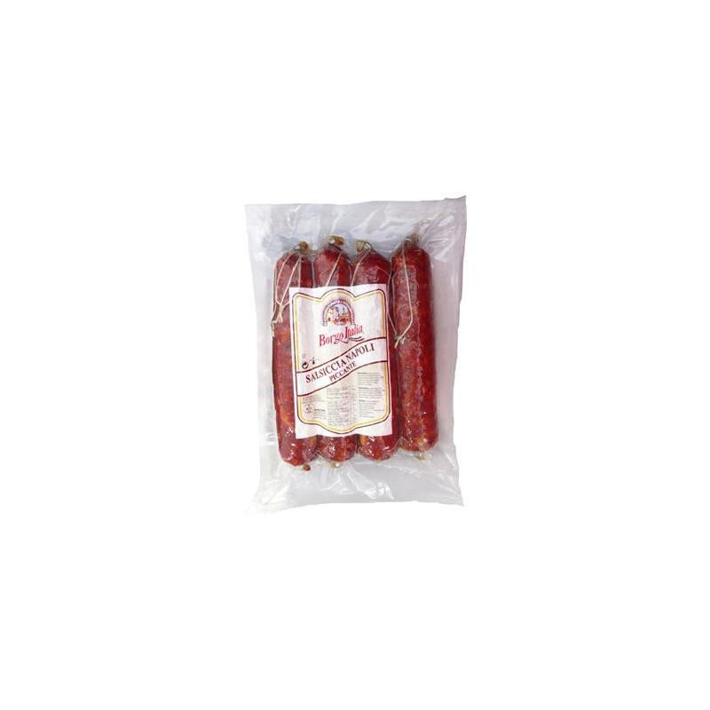 BORGO ITALIA SALSICCIA NAPOLI PICCANTE ~0.5 KG