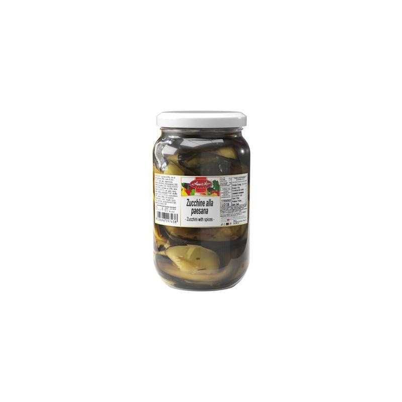 AMATO ZUCCHINE ALLA PAESANA ML.1062 VASO VETRO