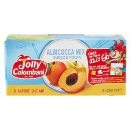 JOLLY COLOMBANI SUCCO ALBICOCCA ML.200X3