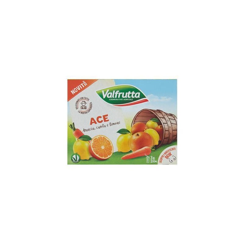 VALFRUTTA 3X200ML ACE
