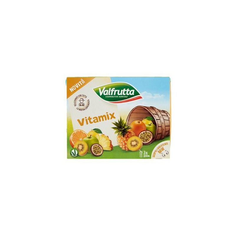 VALFRUTTA 3X200ML VITAMIX