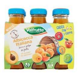 VALFRUTTA 6 X 125ML ALBICOCCA