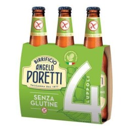 BIRRA PORETTI 4 S/GLUTINE CL.33X3 4,8°