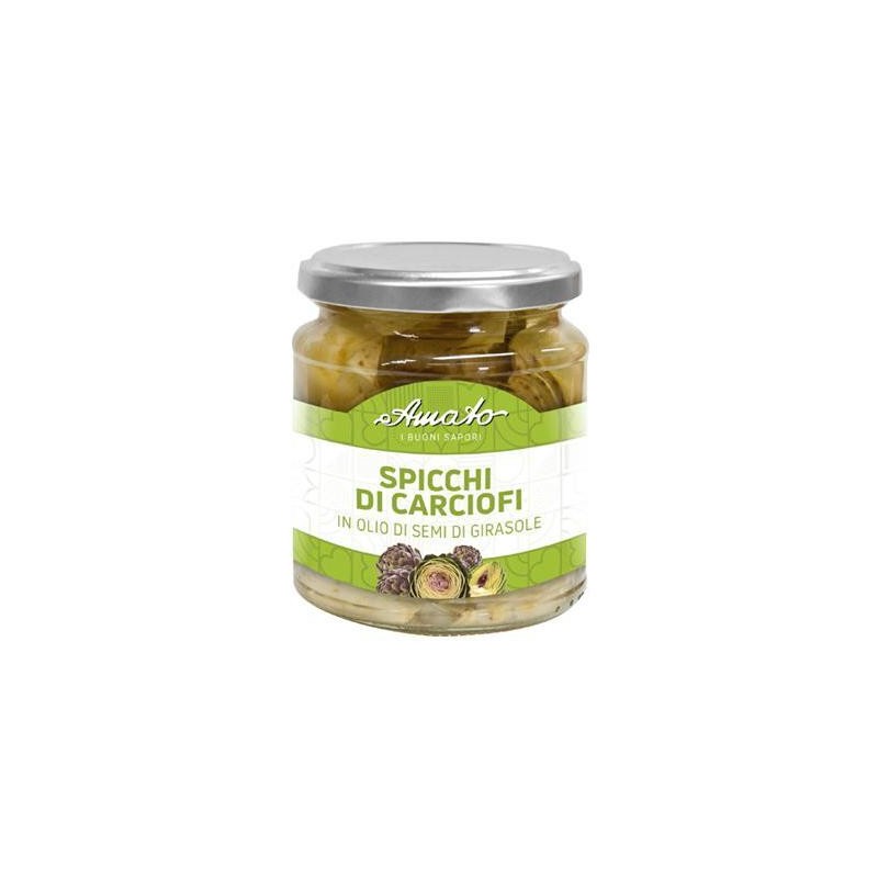 CARCIOFI TAGLIATI 314 GR OLIO AMATO