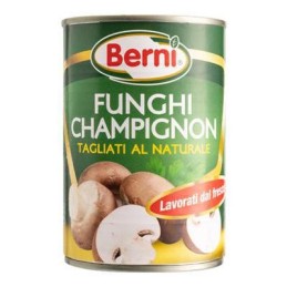 FUNGHI CHAMPIGNON TAGLIATI NATURALE 425GR BERNI