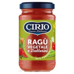 CIRIO RAGU' VEGETALE & DATTERINI GR.190