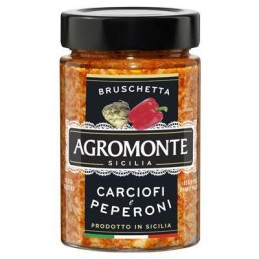 AGROMONTE BRUSCHETTA PEPERONIE CARCIOFI GR.200