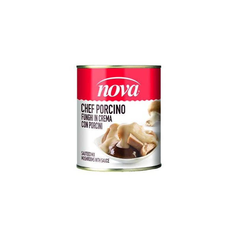 NOVA CREMA FUNGHI IN CREMA CONPORCINI ML.850