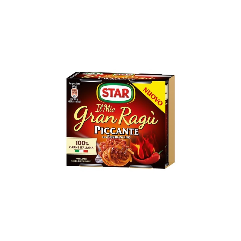 STAR GRANRAGU' 2X180GR PICCANTE