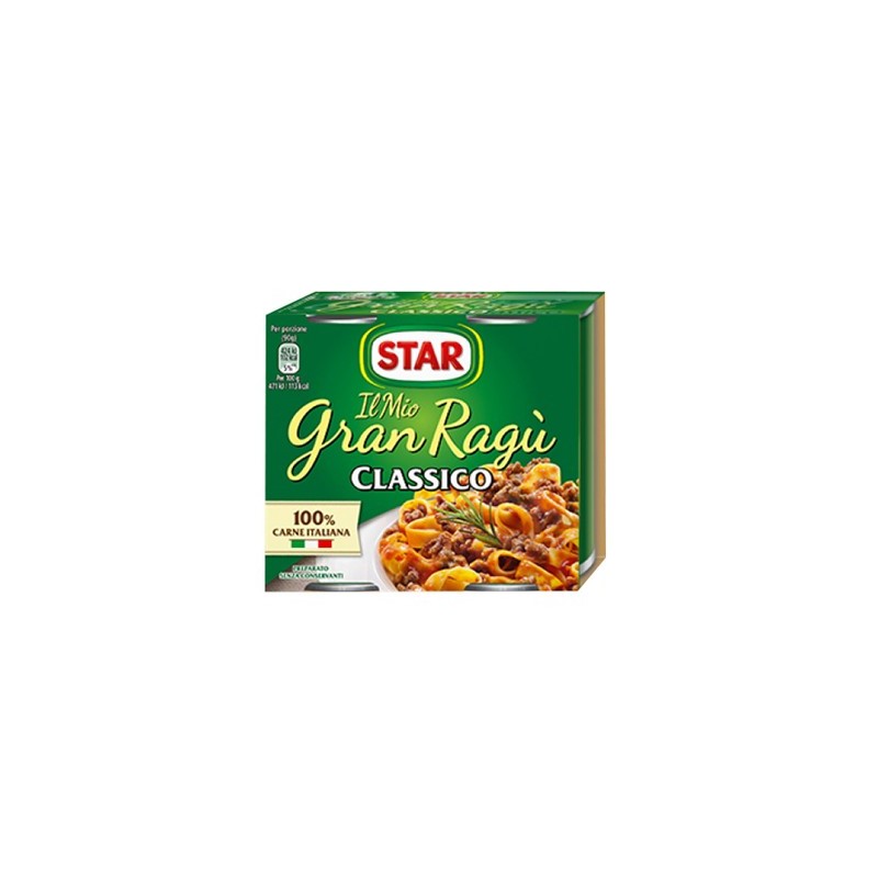 STAR GRANRAGU' CARNE 2 X 180 GR
