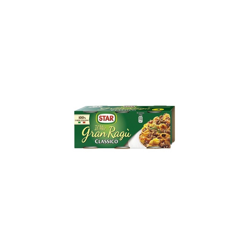 STAR GRANRAGU' CARNE 3 X 100GR
