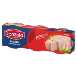 DONZELA TONNO PICCANTE SEMI DIGIRASOLE GR.80X3