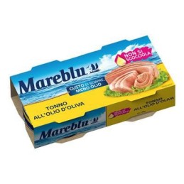 MAREBLU TONNO IN OLIO DI OLIVAGR.130X2 MENO OLIO