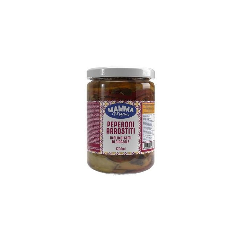 MAMMA MARIA PEPERONI ARROSTITIIN OLIO KG.1.700