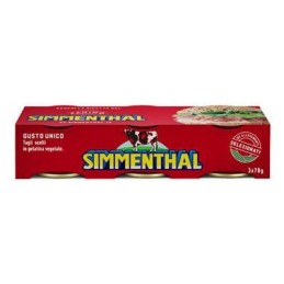 SIMMENTHAL CARNE LESSATA 3 X 70GR