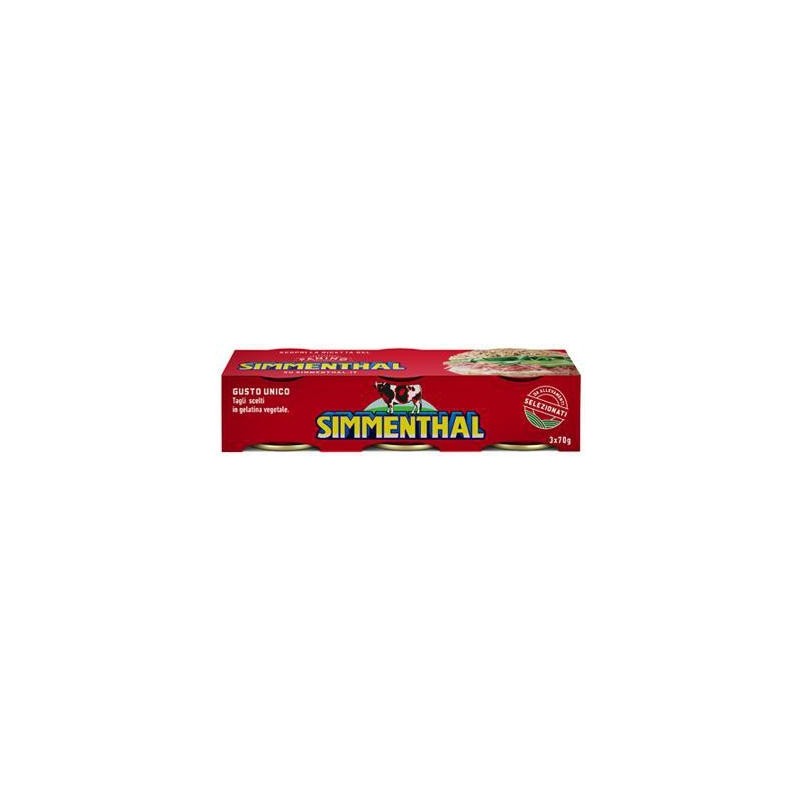 SIMMENTHAL CARNE LESSATA 3 X 70GR