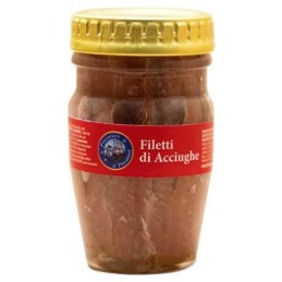 U'PISCATURI FILETTI DI ALICI IN OLIO DI SEMI GR.80 IN VASO V
