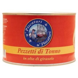U'PISCATURI TONNO KG.1,7 LATTAOLIO DI GIRASOLE
