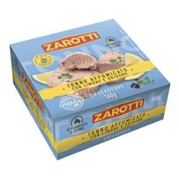 ZAROTTI TONNO AFFUMICATO LIMONE E ORIGANO GR.160