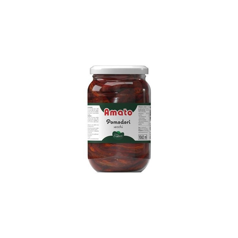 AMATO POMODORI SECCHI ML1062 OLIO SEMI DI GIRASOLE VASO VETR