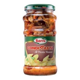 BERNI CONDIPASTA PESTO ROSSO ML.316 VASO VETRO