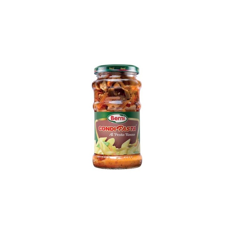 BERNI CONDIPASTA PESTO ROSSO ML.316 VASO VETRO