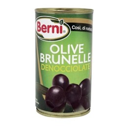 OLIVE NERE DENOCCIOLATE 400 GR BERNI