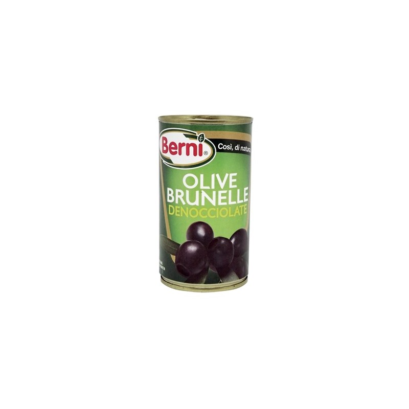 OLIVE NERE DENOCCIOLATE 400 GR BERNI