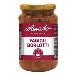 AMATO B.S.FAGIOLI BORLOTTI GR360 SCOTTATI A VAPORE VASO VETR