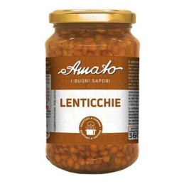 AMATO B.S.LENTICCHIE GR360 SCOTTATI A VAPORE VASO VETRO