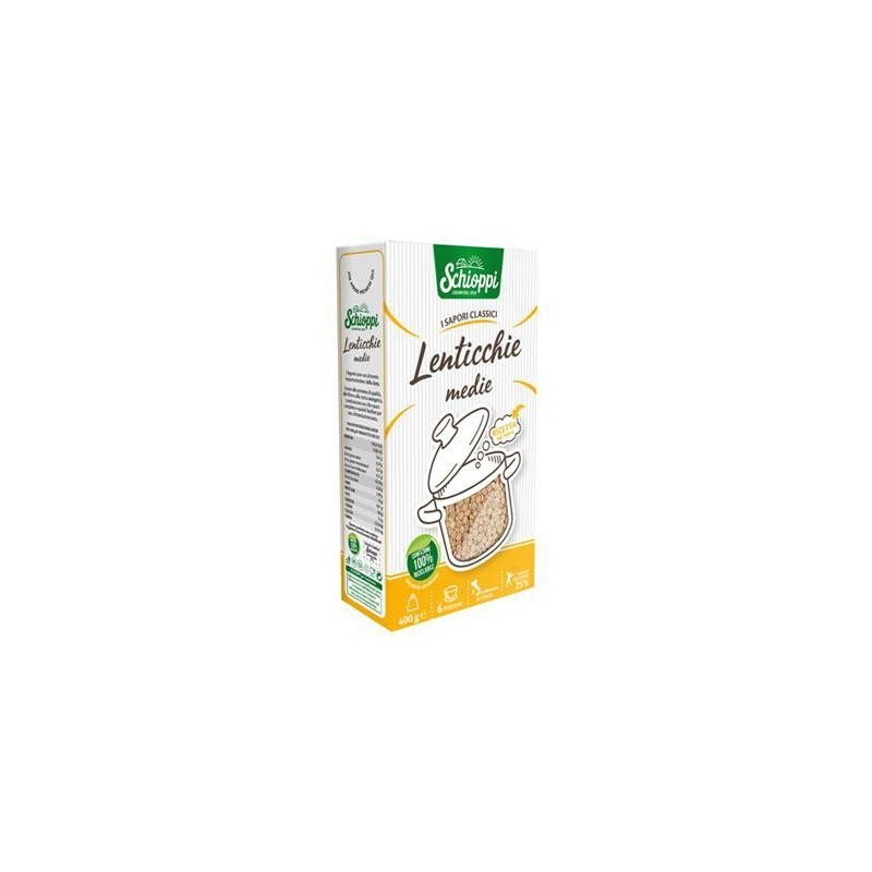 SCHIOPPI LENTICCHIE MEDIE 400 GR