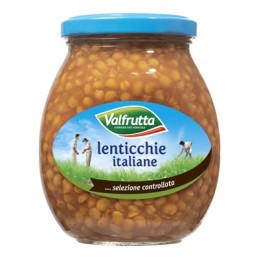 VALFRUTTA 360GR VETRO LENTICCHIE