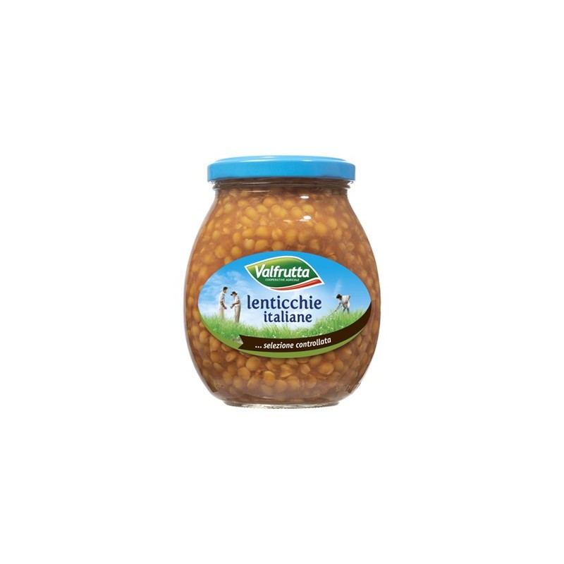 VALFRUTTA 360GR VETRO LENTICCHIE