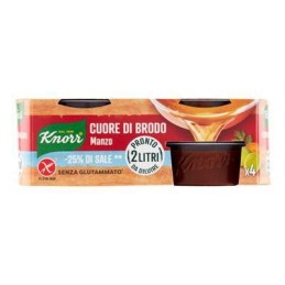 KNORR CUORE BRODO MANZO BASSOSALE GR.112X4