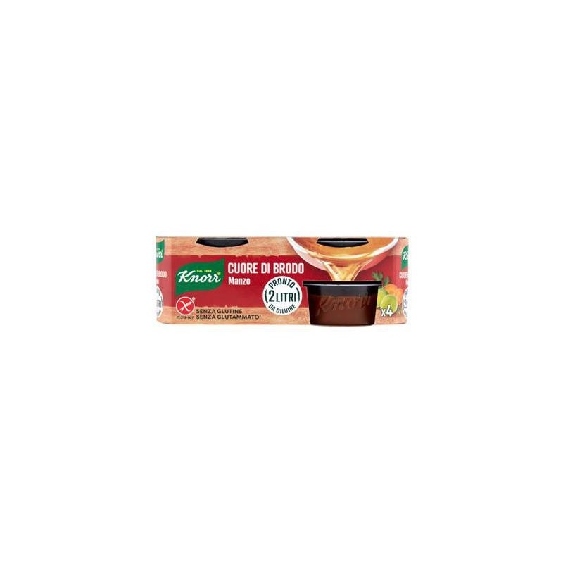 KNORR CUORE DI BRODO 112GR MANZO