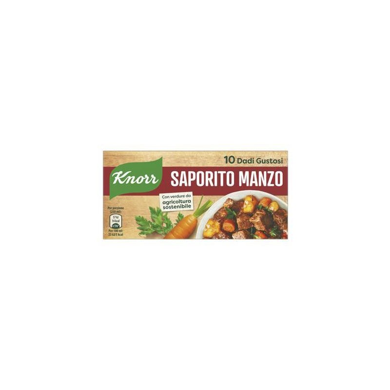 KNORR DADO SAP.MANZO X 10 CUBI