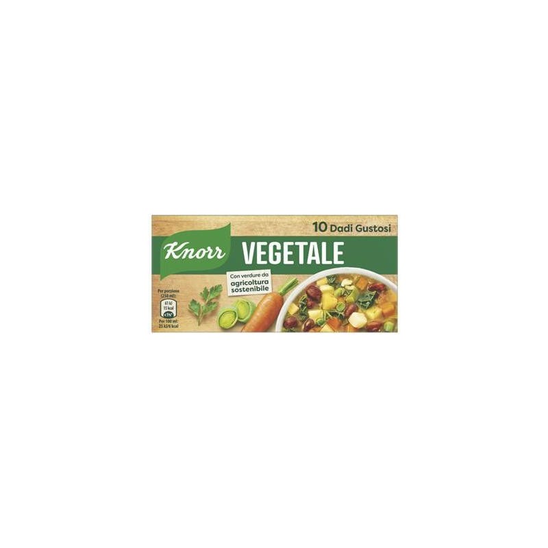 KNORR DADO VEGETALE X10 CUBI