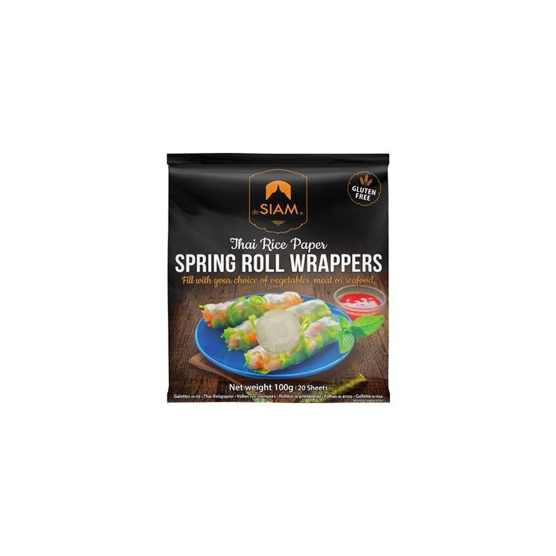 SIAM SPRING ROLL WRAPPERS 20 PEZZI GR100
