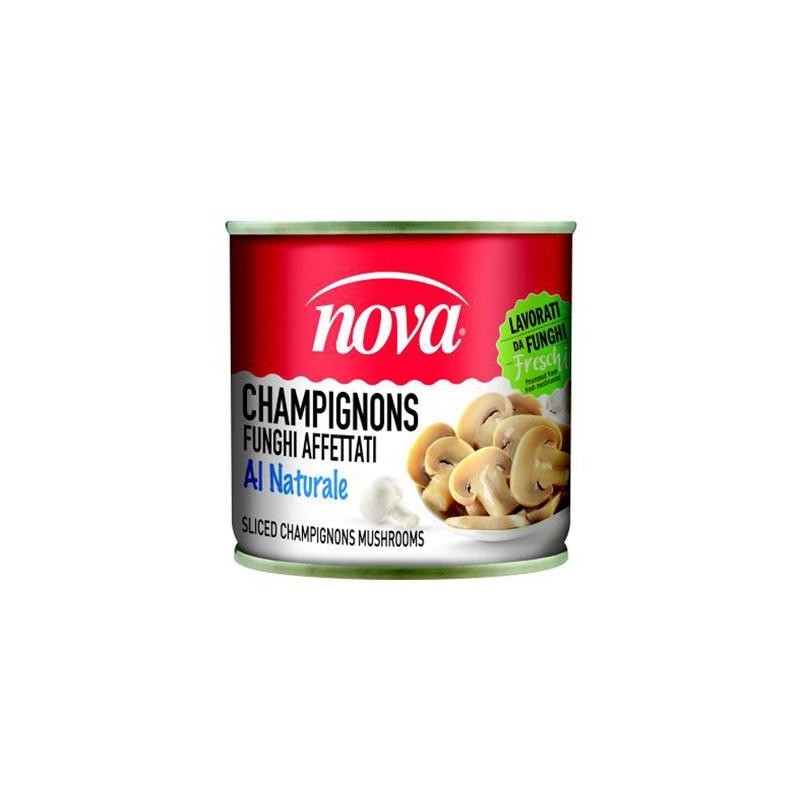 NOVA FUNGHI CHAMPIGNONS AFFETTATI AL NATURALE ML.314