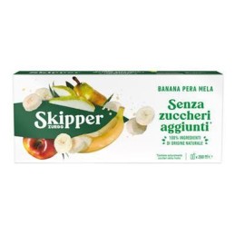 SKIPPER SUCCO BANANA/PERA/MELASENZA ZUCCHERO ML.200X3